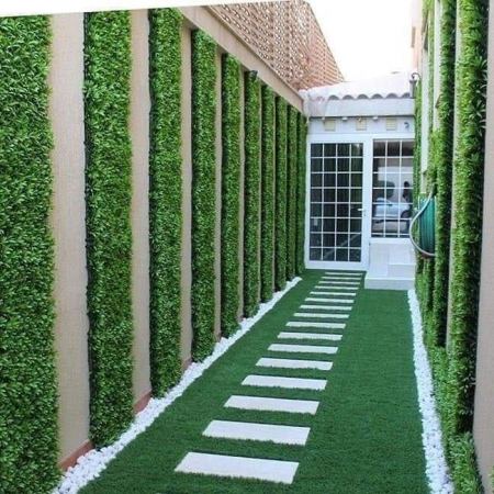 عامل تركيب ديكور حدائق عشب صناعي الرياض